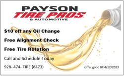 Southwest Transmission- is Now Payson Tire Pros & Automotive