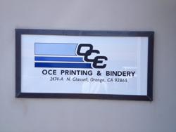 O C E Printing & Bindery