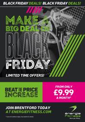 énergie Fitness Brentford - Use code AZT9DA to get the first 2 months 50% off and only £9.99 admin fee