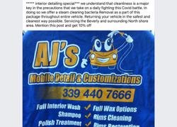 Aj's Mobile Detailing Services