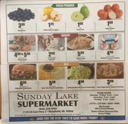 Sunday Lake Co-Op Super Market