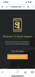 Smyth Imported Car Service Inc Aurthorized Independent Bentley Motor Car Workshop Established In Ireland 1934