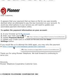 Pioneer Broadband Services/iVideo/Special Access