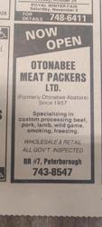 Otonabee Meat Packers