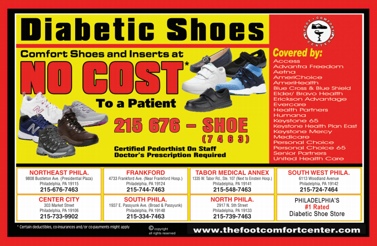 Diabetic Shoes Philadelphia - Foot Comfort Center - Frankford Ave.
