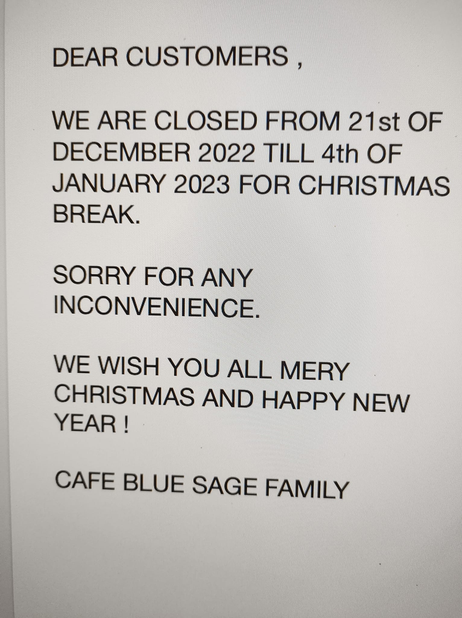 Cafe Blue Sage