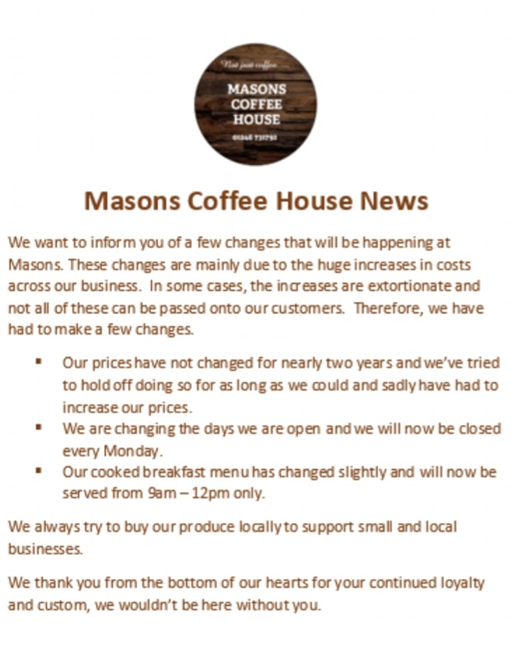 Mason's Coffee House