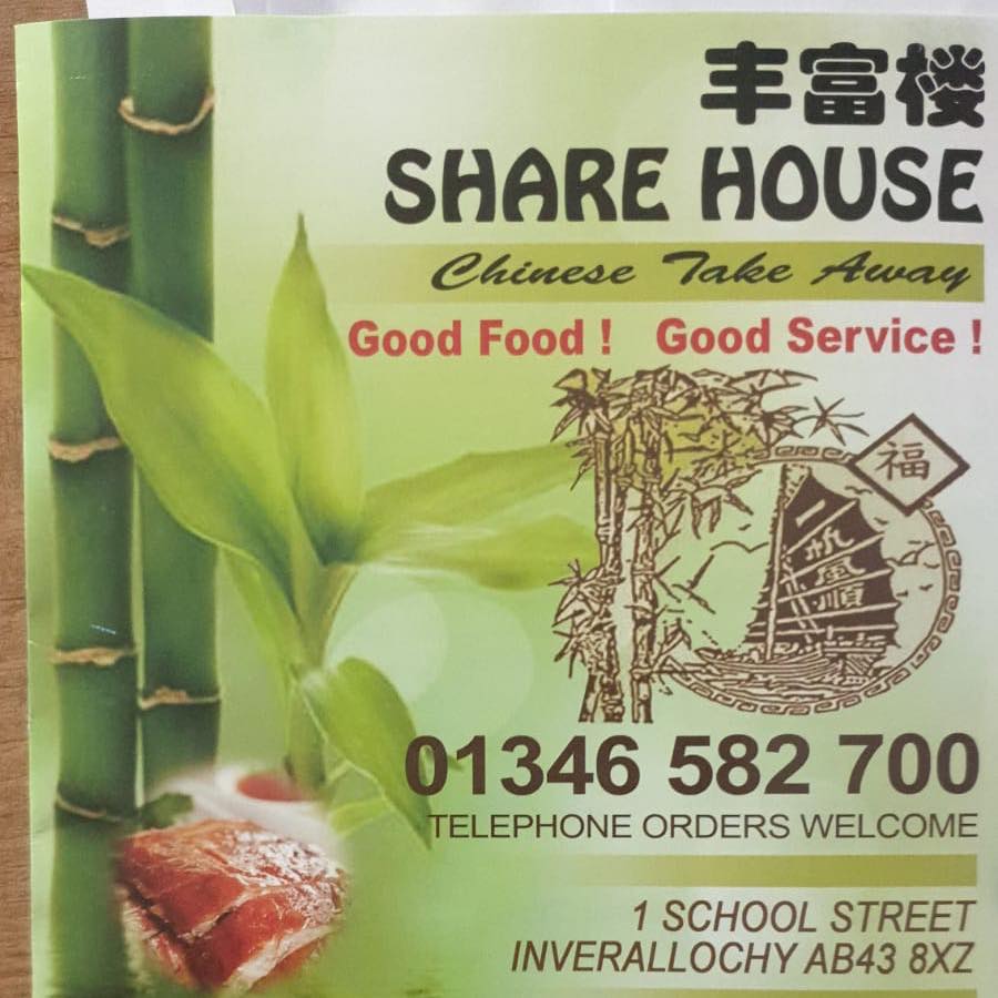 Share House Chinese Take Away