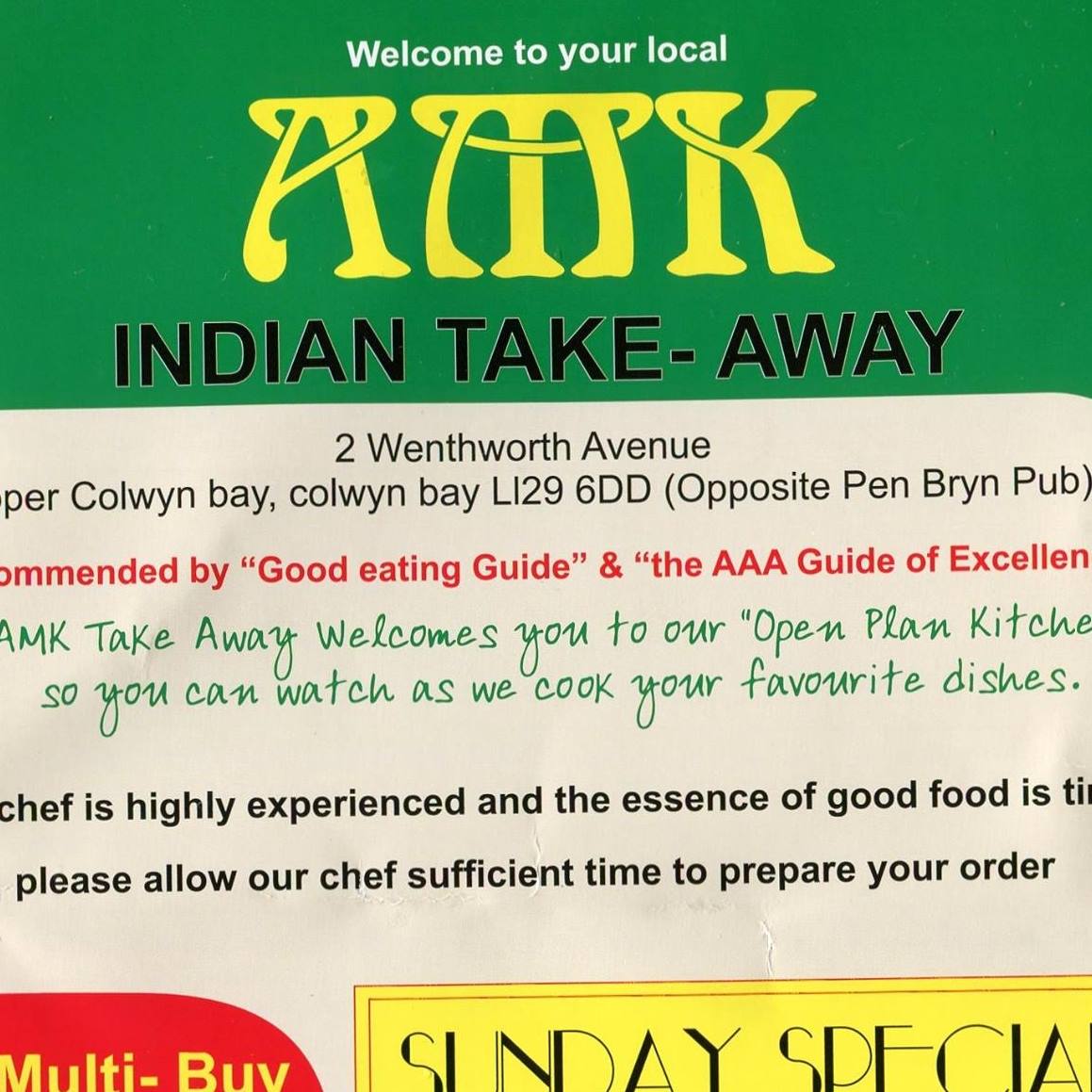 AMK indian takeaway
