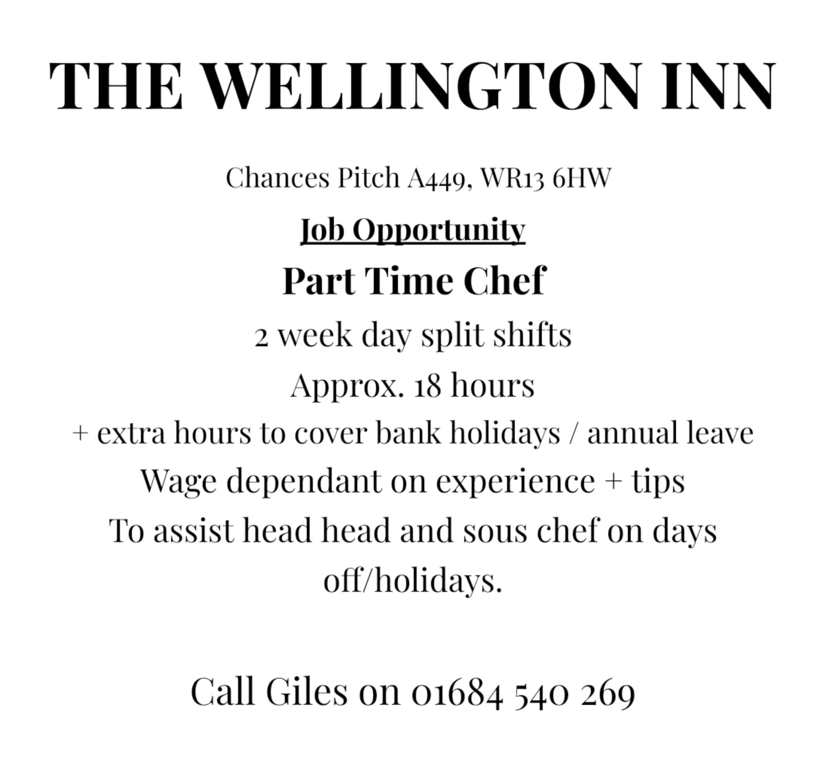 The Wellington Inn - Real Ale Pub & Restaurant