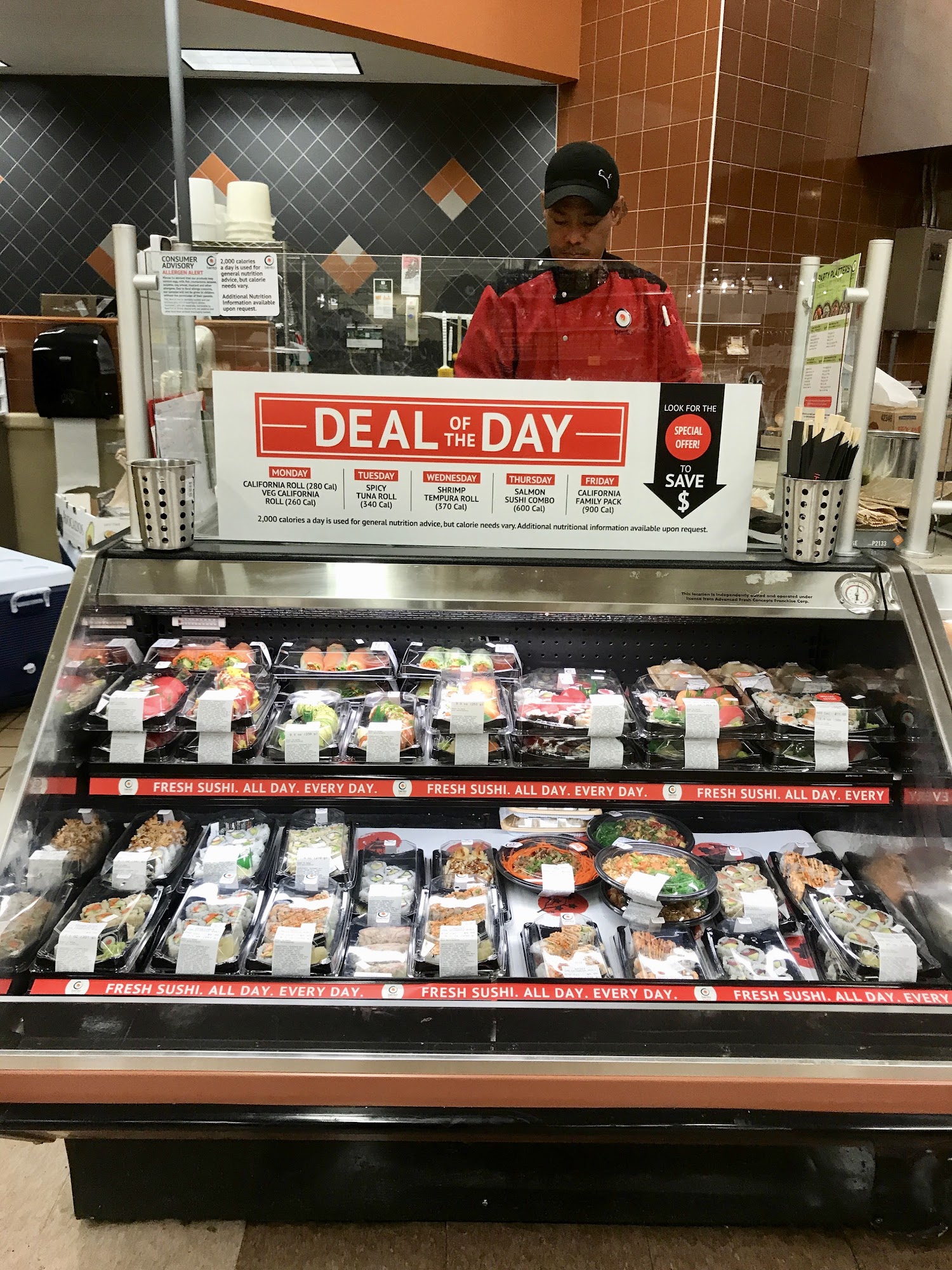 Bento Sushi Menu