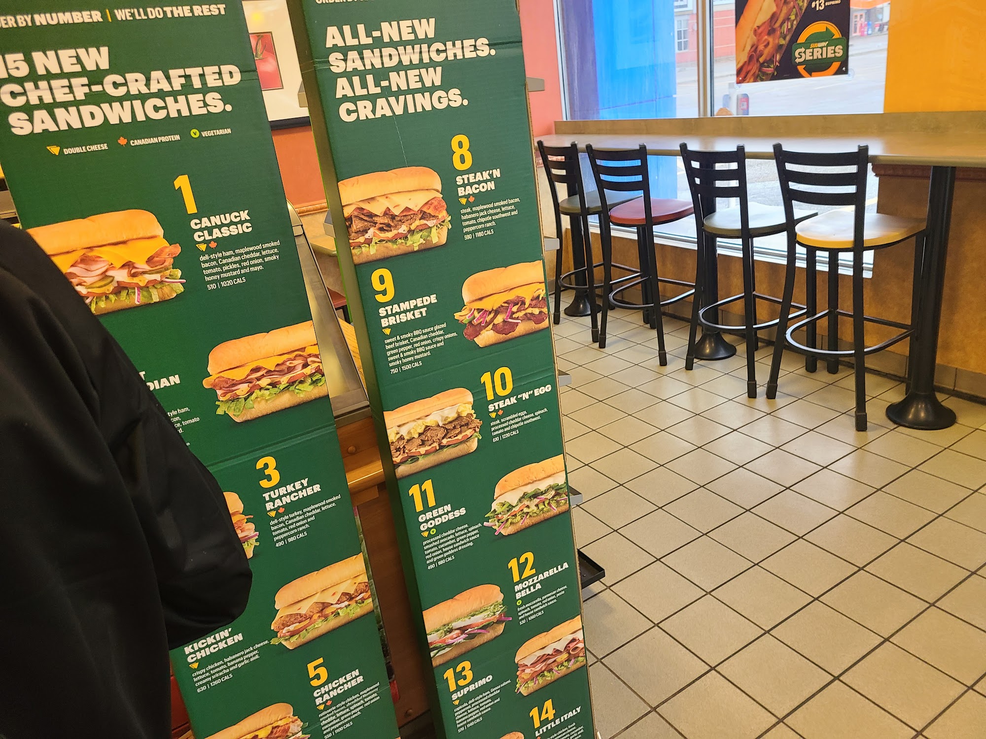 Subway Menu