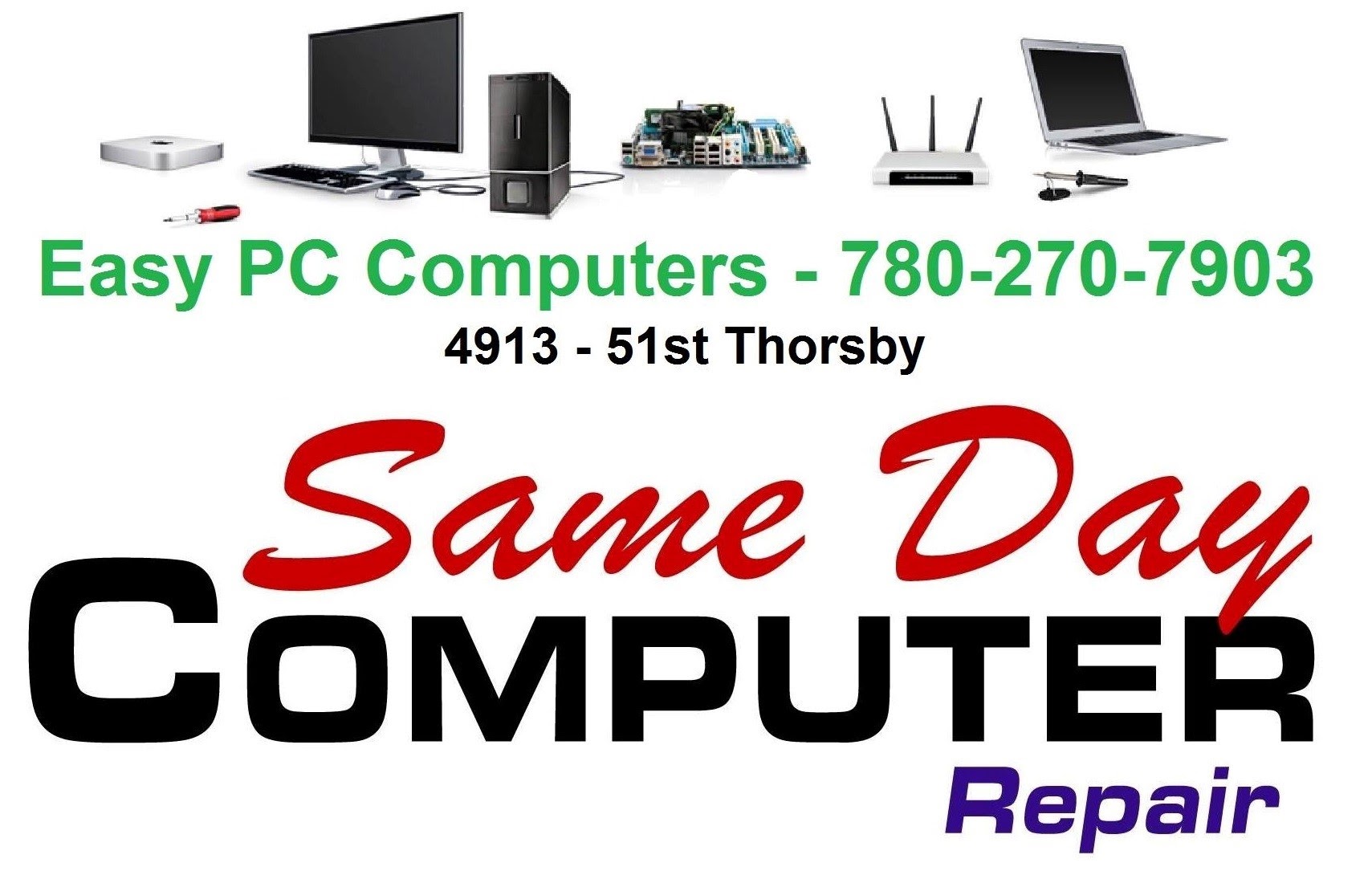 Easy PC Computers 4913 51 St, Thorsby Alberta T0C 2P0