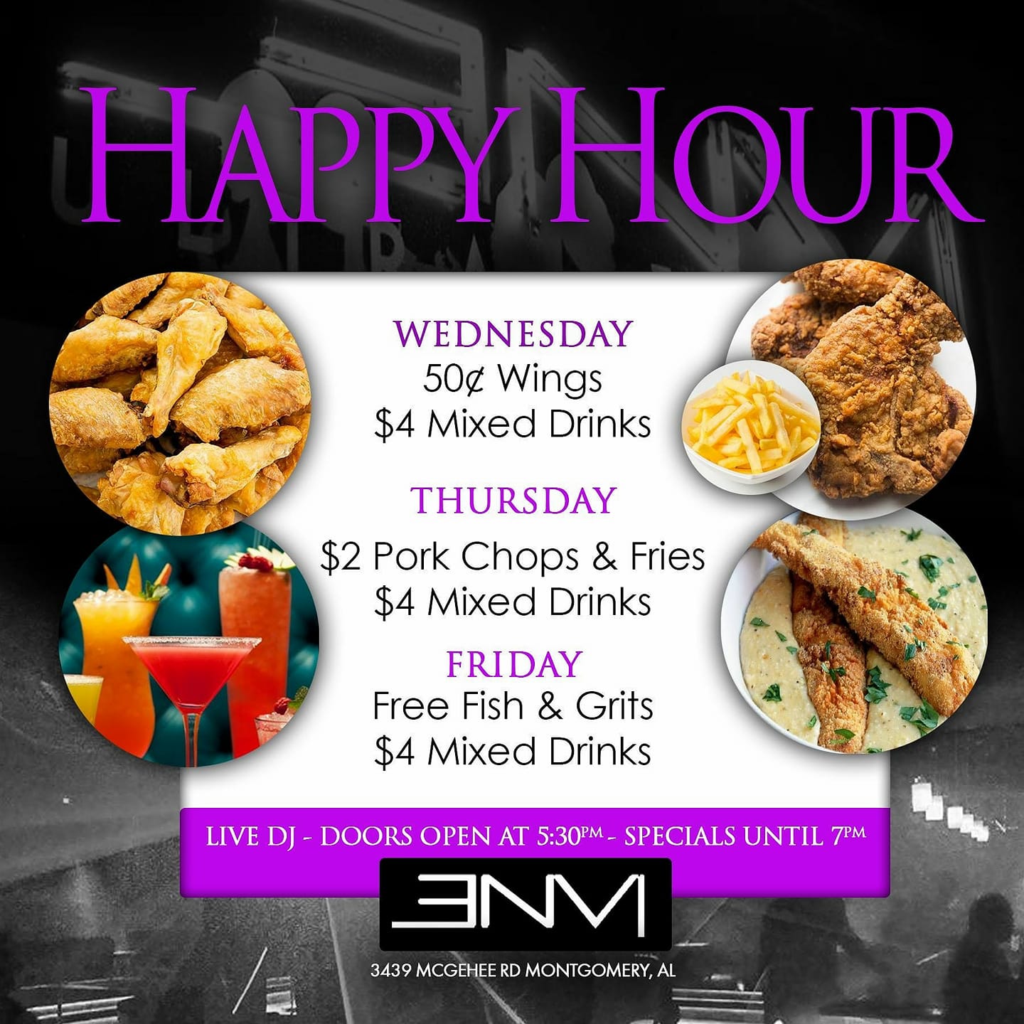 Envi Ultra Lounge Menu