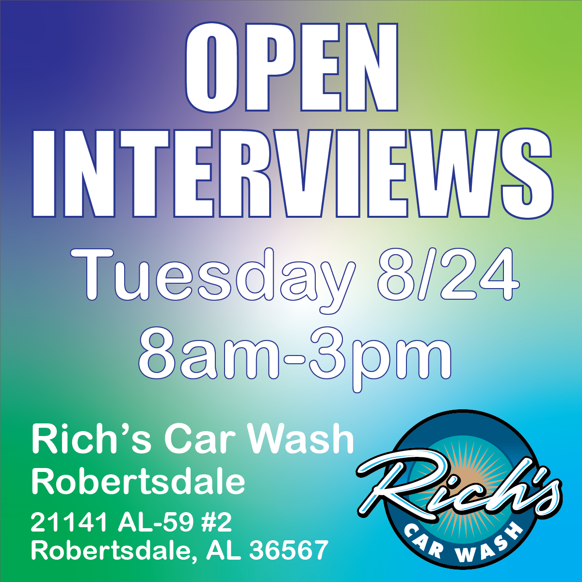 Rich's Car Wash - Robertsdale 21141 AL-59 Suite 2, Robertsdale Alabama 36567