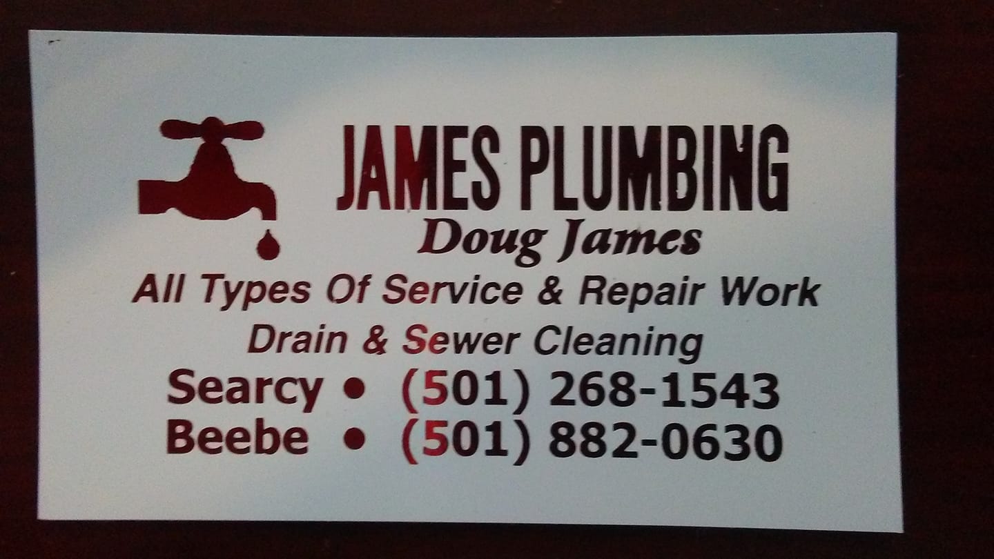 Doug James Plumbing, Inc. 1301 N Main St, Beebe Arkansas 72012