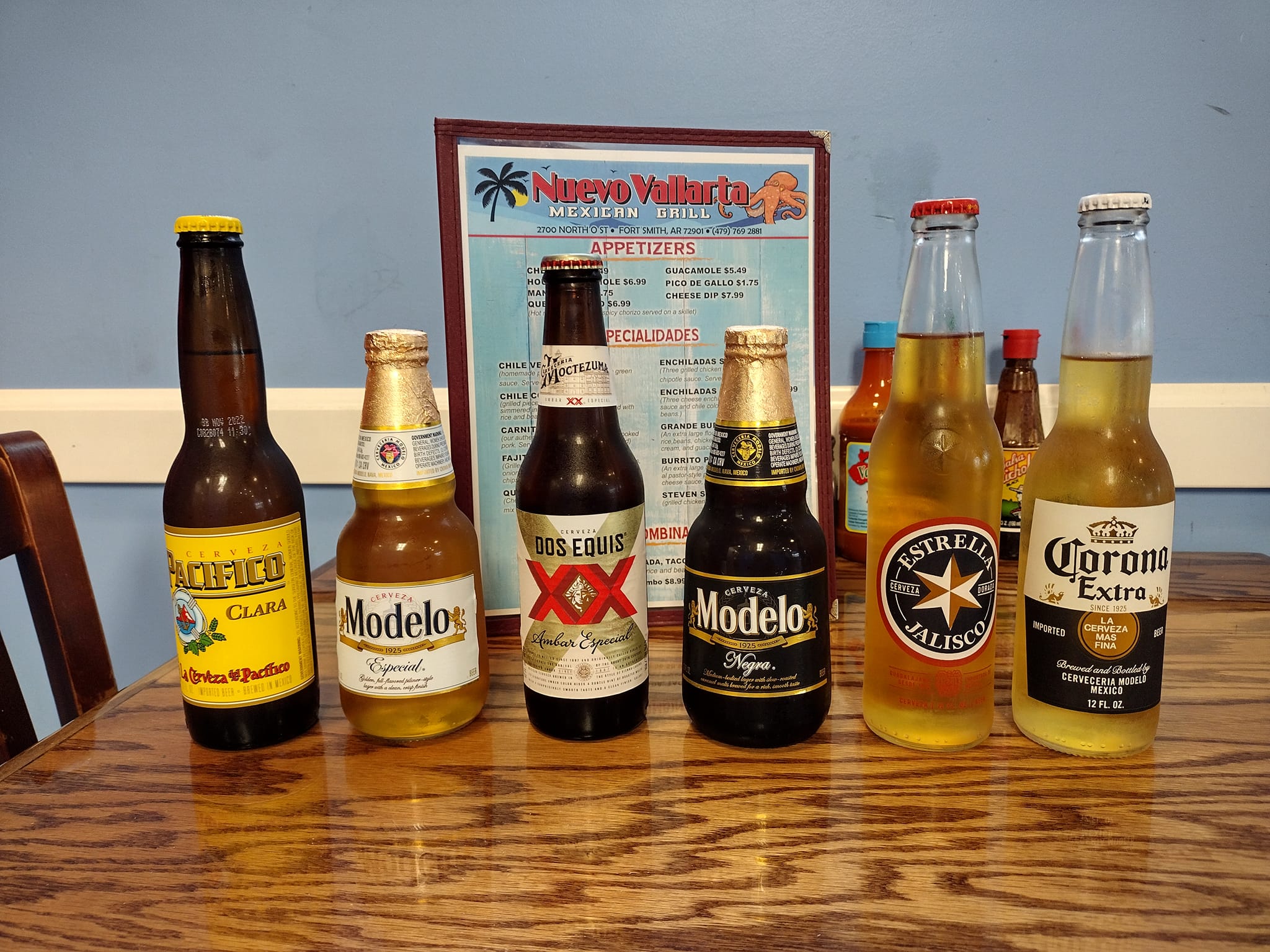 Nuevo Vallarta Mexican Grill Menu