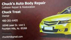 chucks auto body repair
