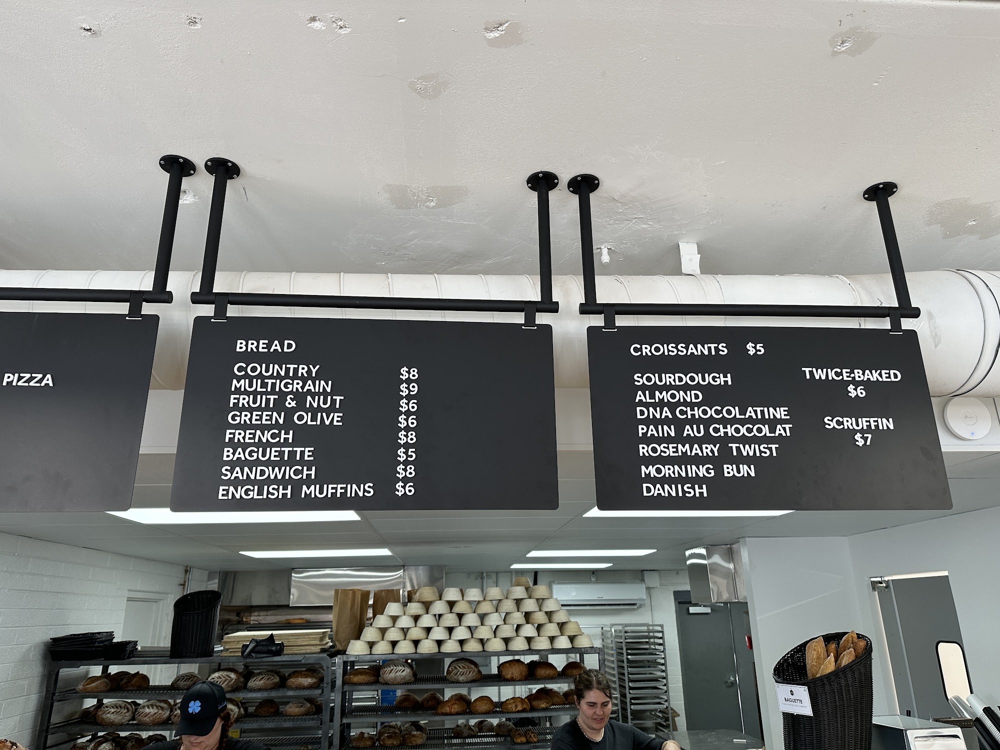 Proof Bread Menu