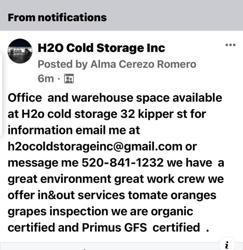 H2O Cold Storage Inc