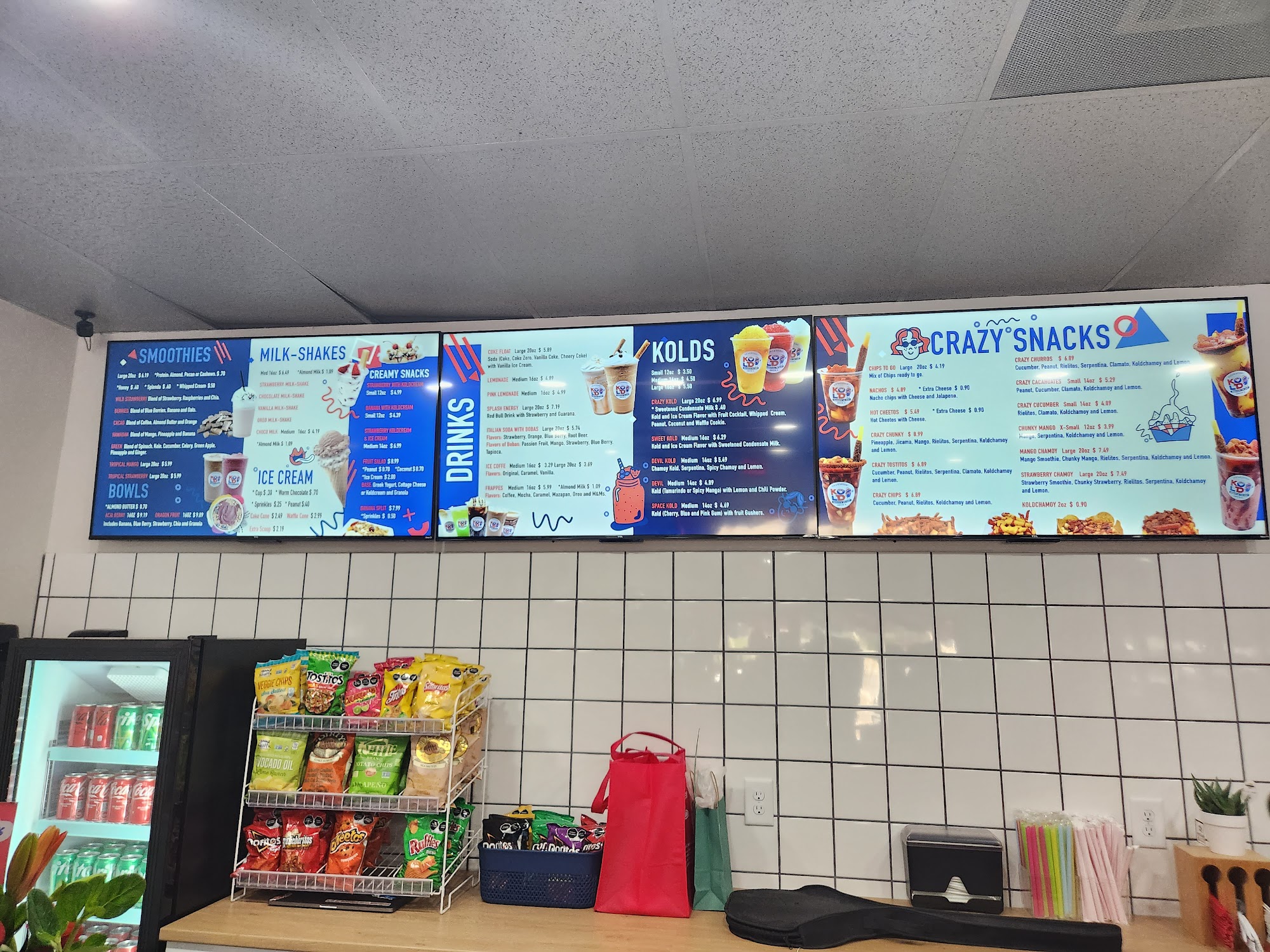 Kold Snacks To Go Menu
