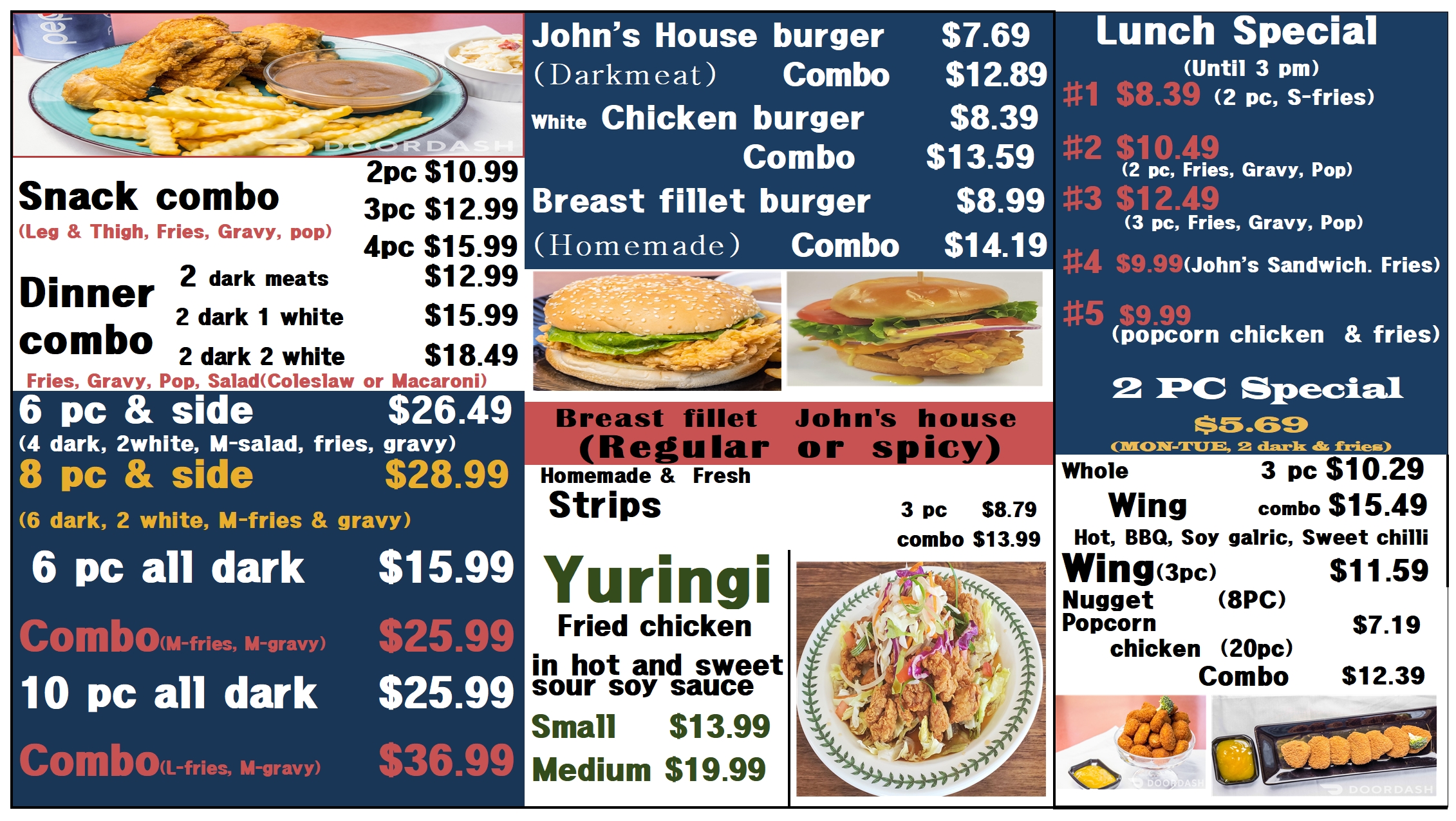 John's Fried Chicken 45731 Hocking Ave #3, Chilliwack, BC V2P 6Z6