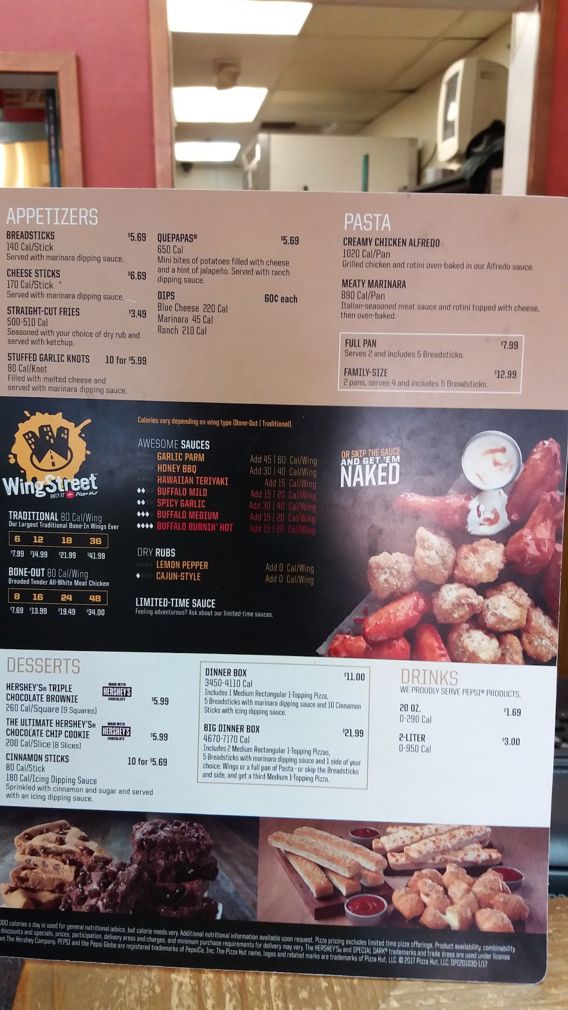 Pizza Hut Menu