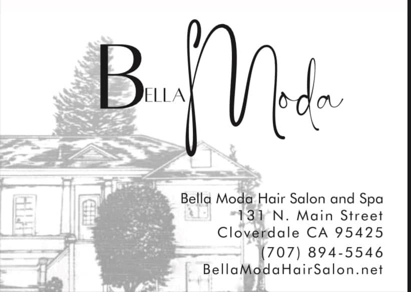 Bella Moda Hair Salon and Spa 131 N Main St, Cloverdale California 95425
