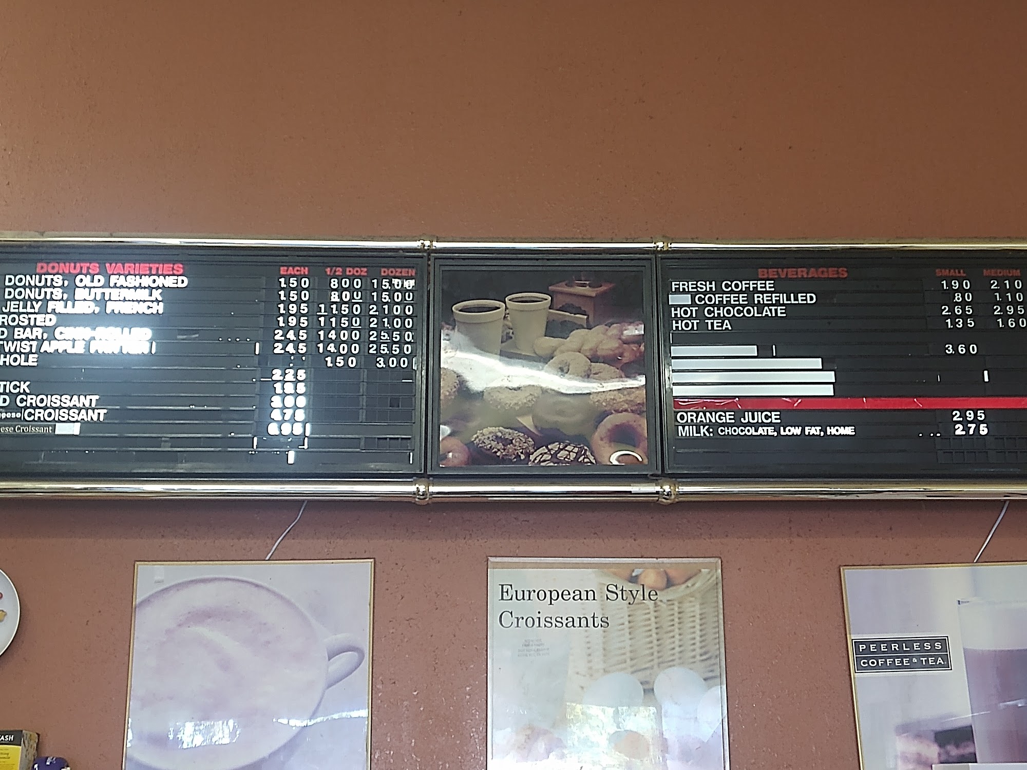 Pixie Donuts Menu