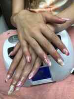 Pro pink and white nails