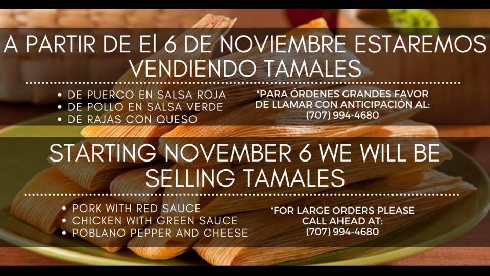 Tortilleria La Unica Menu