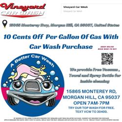 Monterey Vineyard Car wash