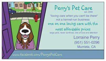 Pet Sitter of French Valley Murrieta