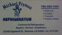 Michael Fryman Refrigeration
