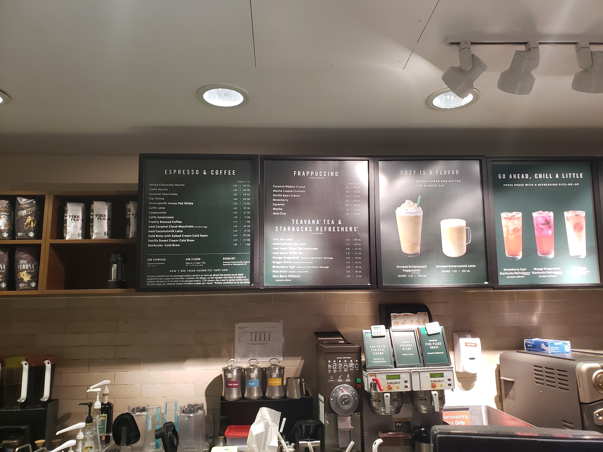 Starbucks Menu