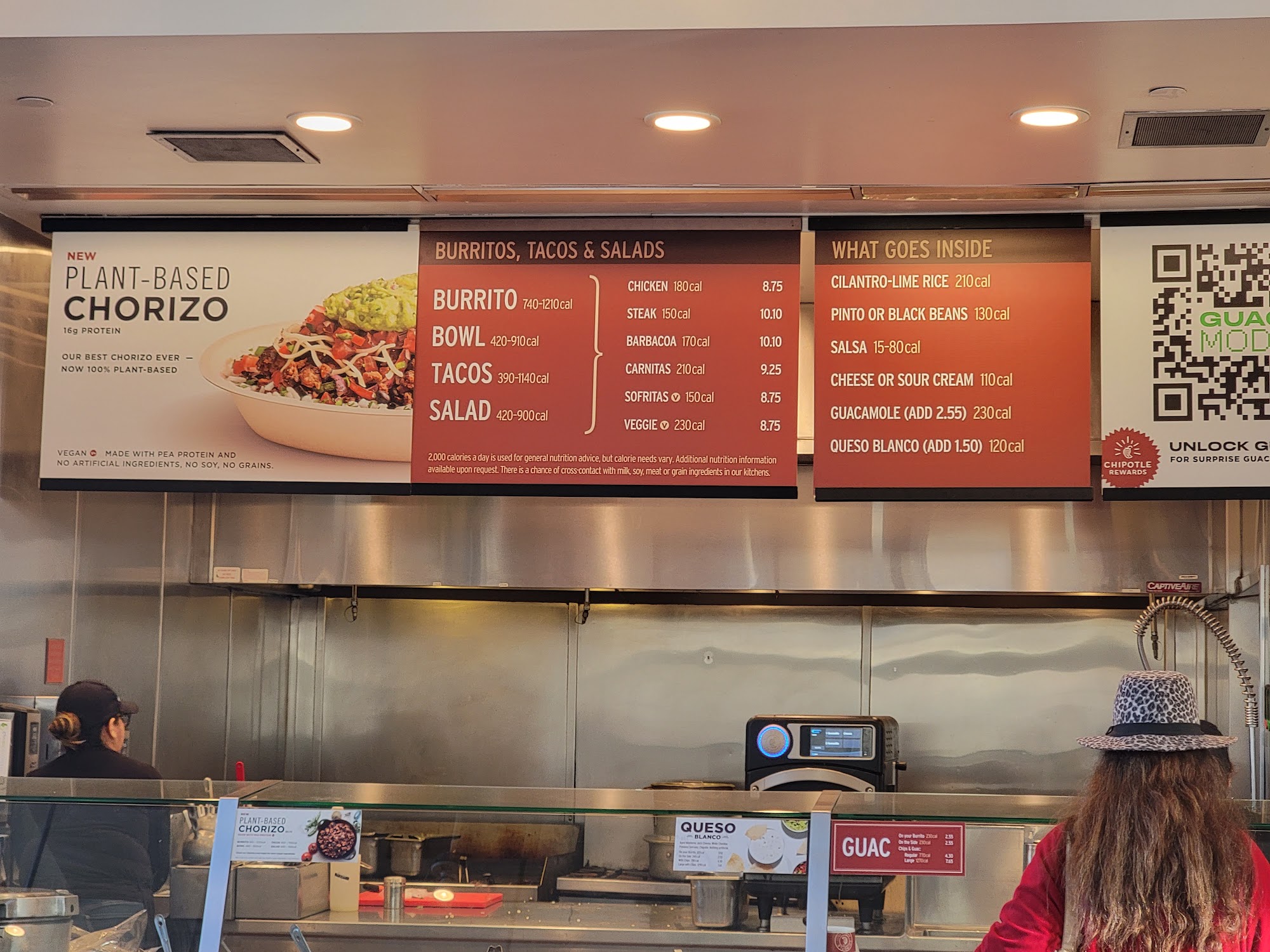 Chipotle Mexican Grill Menu