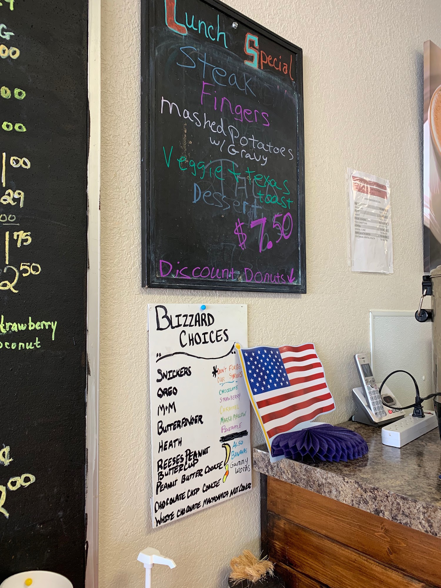 Little Brick Creamery Menu
