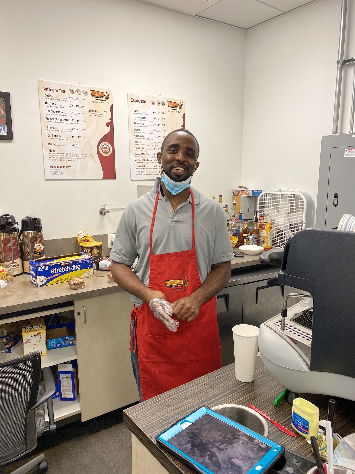 Coffee Etcetera Menu