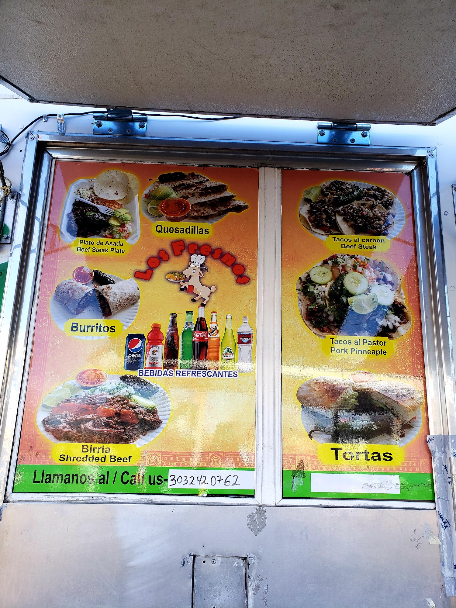 Taqueria los fresnos Menu