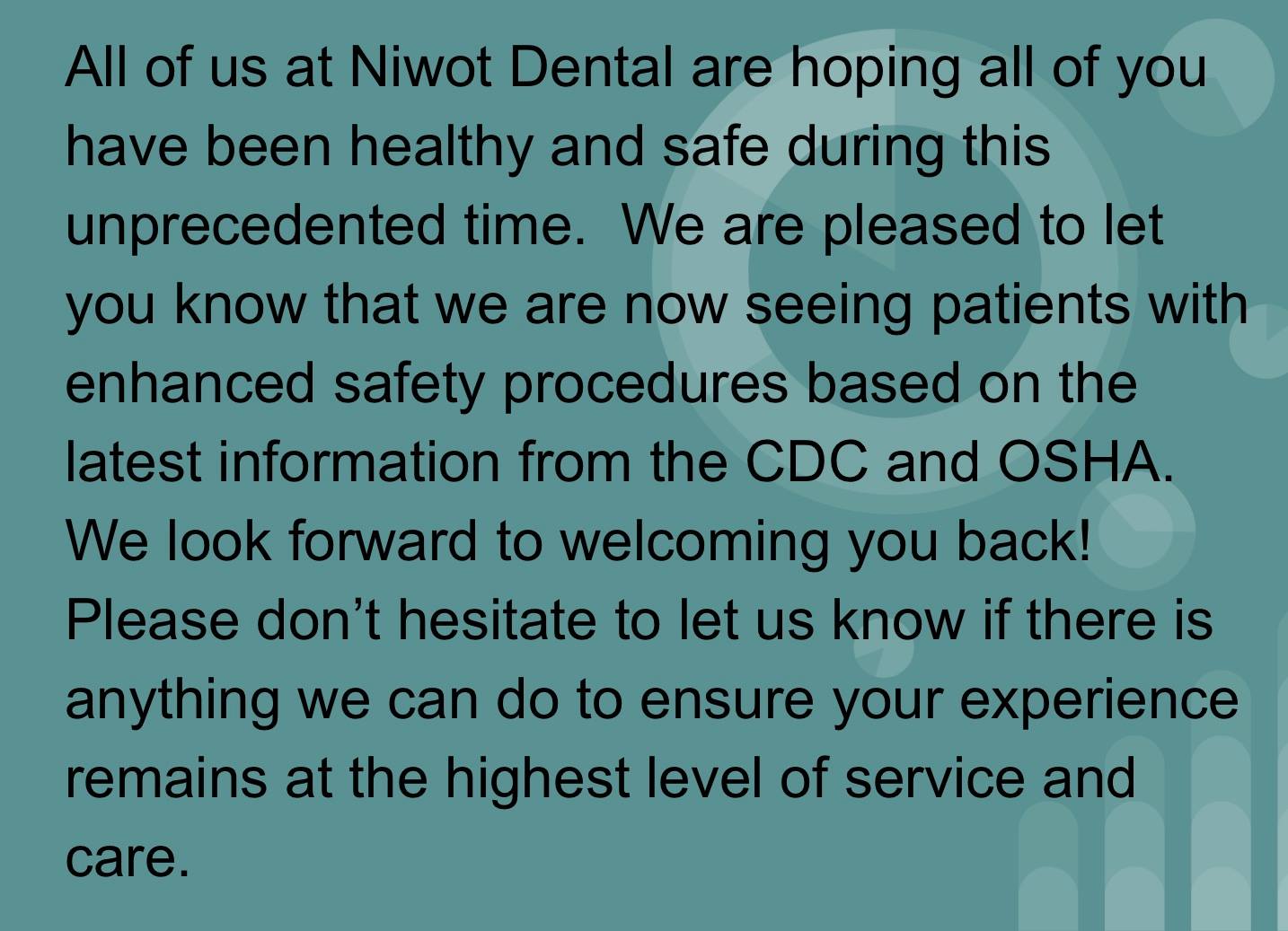 Niwot Dental: Adam Saeks DDS 6800 N 79th St #203, Niwot Colorado 80503