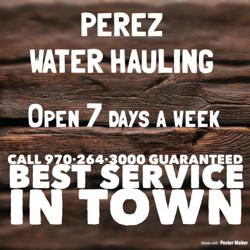 Perez Water Hauling