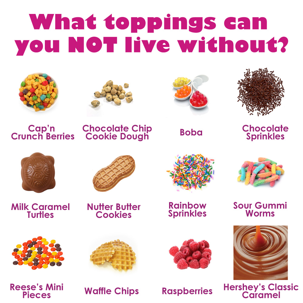 Menchie's Frozen Yogurt Menu