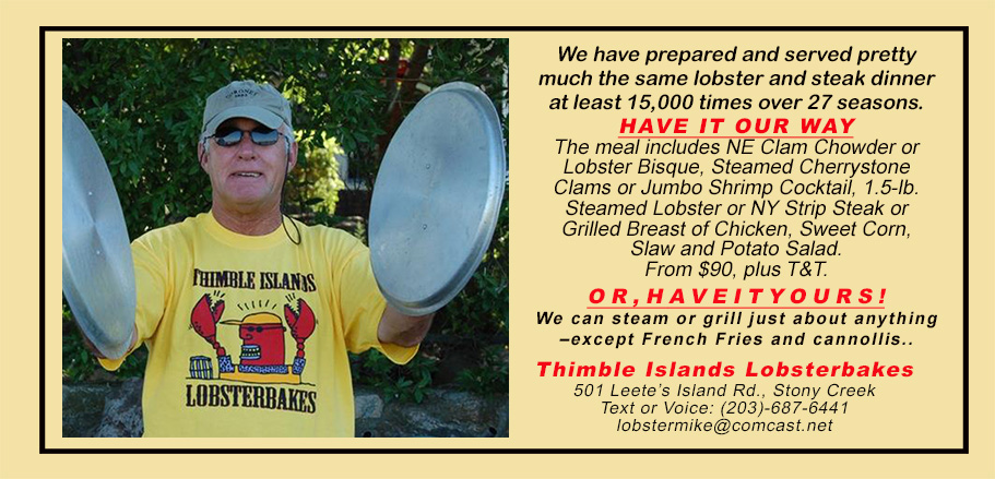 Thimble Islands Lobster Co Menu