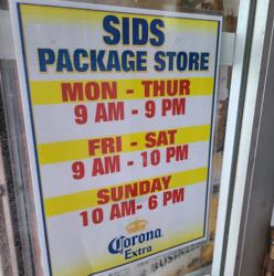 Sid's Package Store