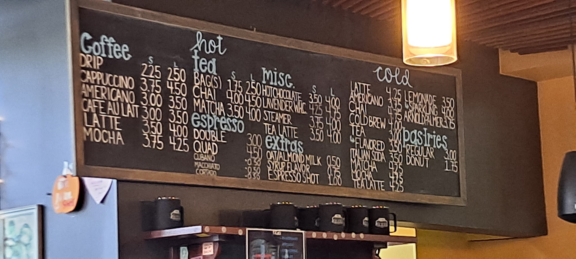 The Bridge Cafe Menu