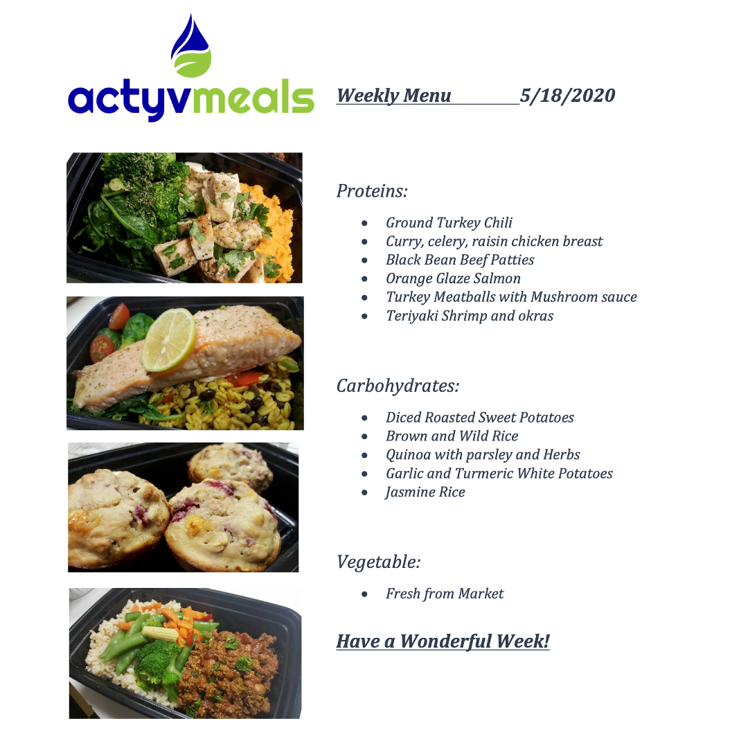 Foods For Life Rx Menu