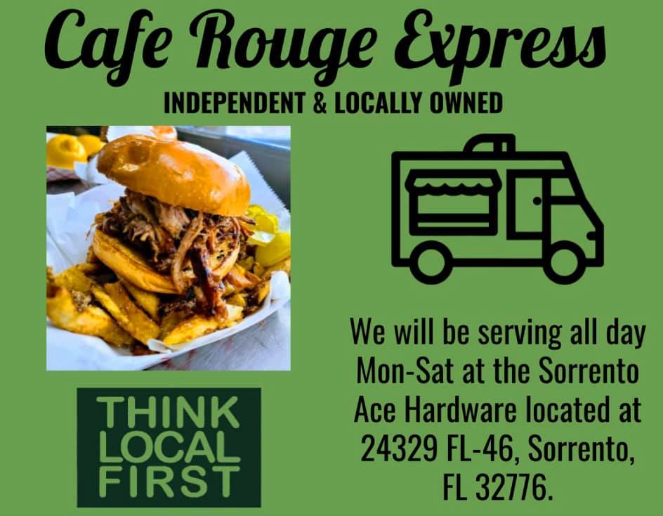 Cafe Rouge Express Menu