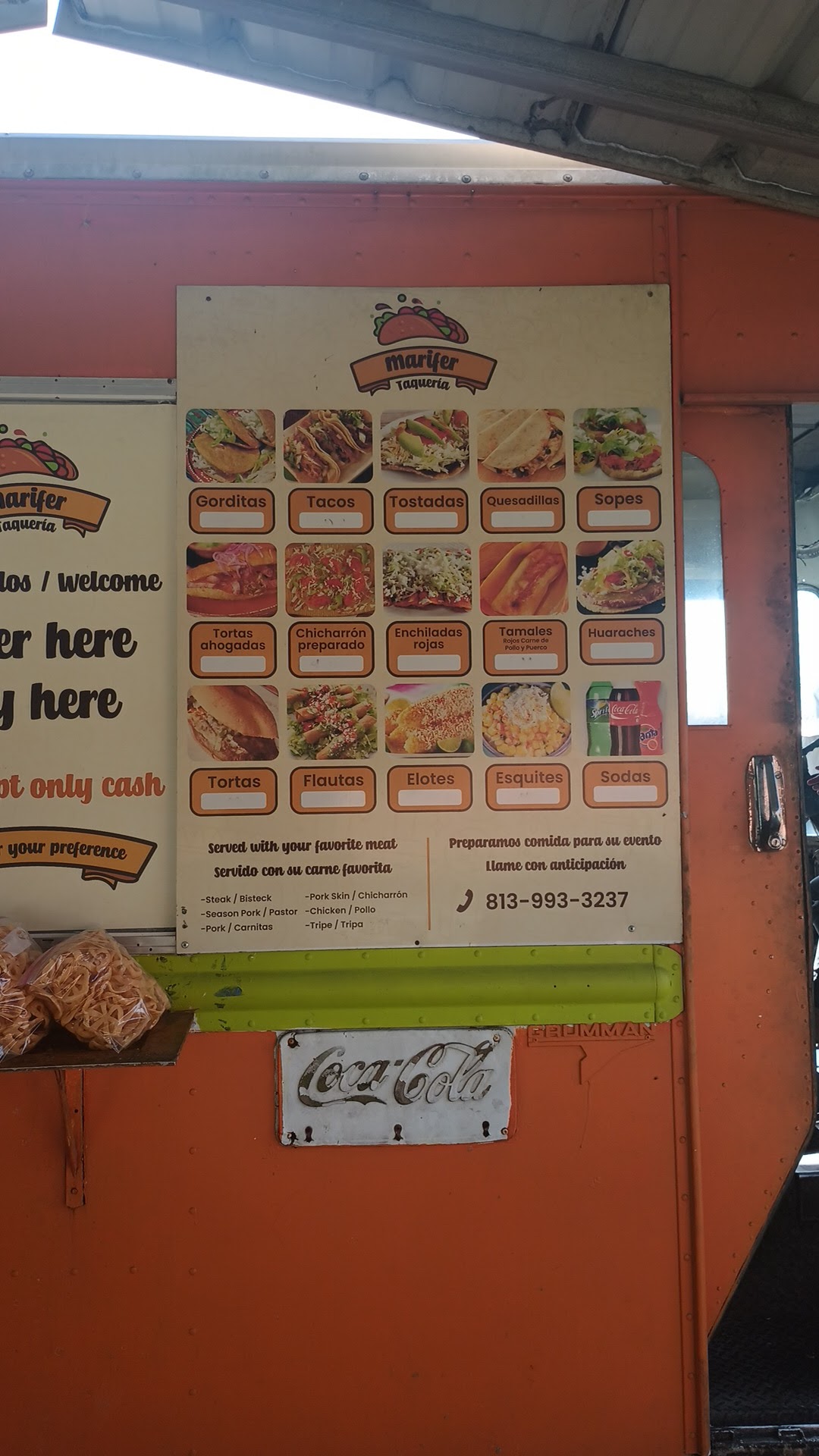 Marifer Taquería Menu