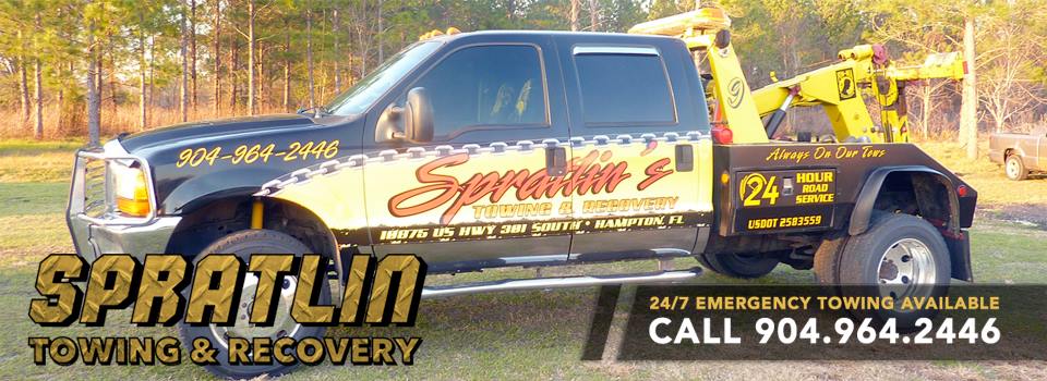 Spratlin Towing & Recovery 10875 US-301, Hampton Florida 32044