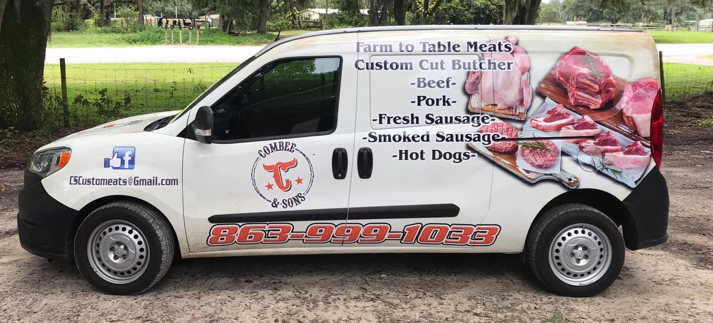 Combee & Sons Custom Meat Menu